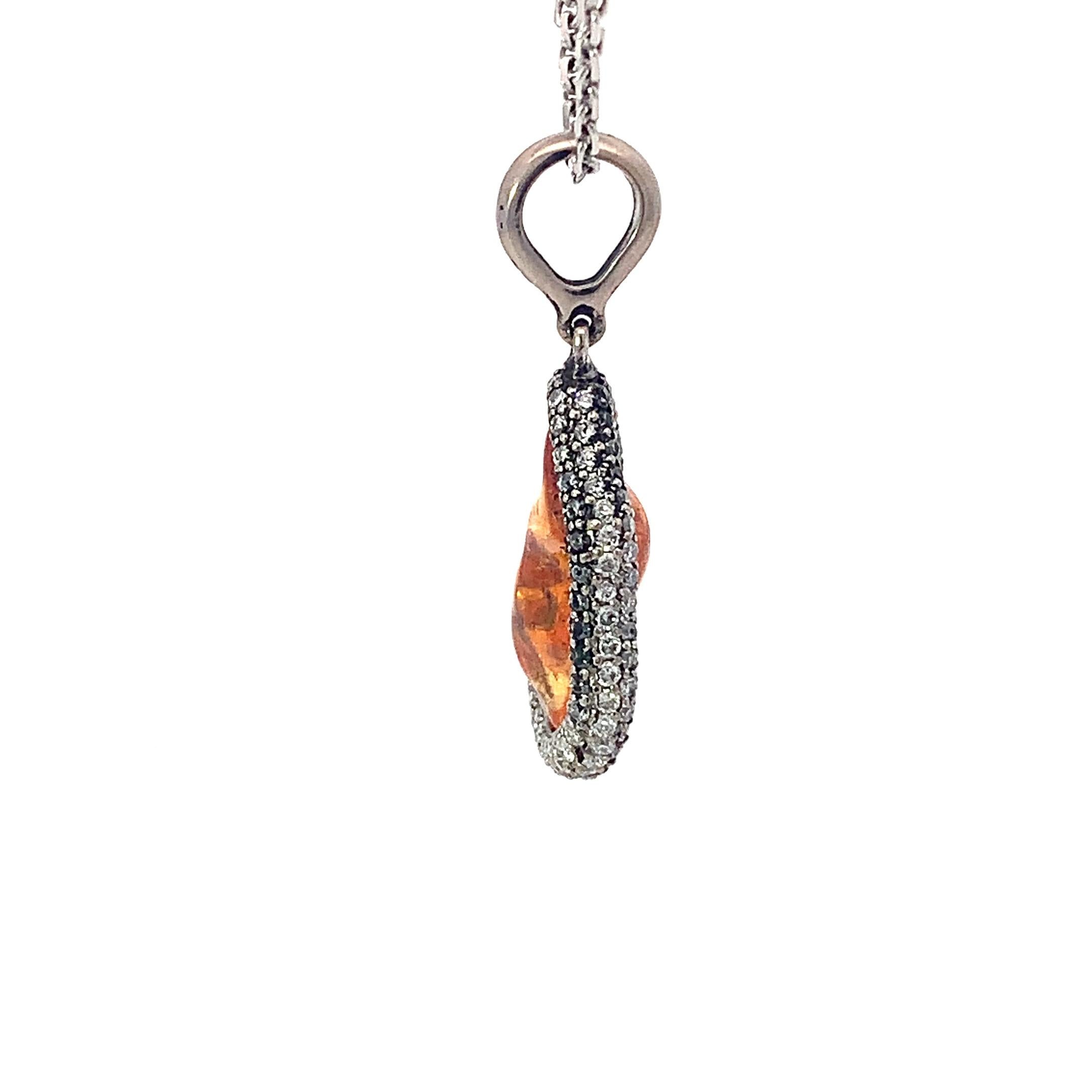 Discover the beauty of nature with this exquisite pendant by VOTIVE, part of our exclusive Organic Collection. Every piece in this collection is one-of-a-kind, featuring polished precious or semi-precious gemstones in their natural, unrepeatable