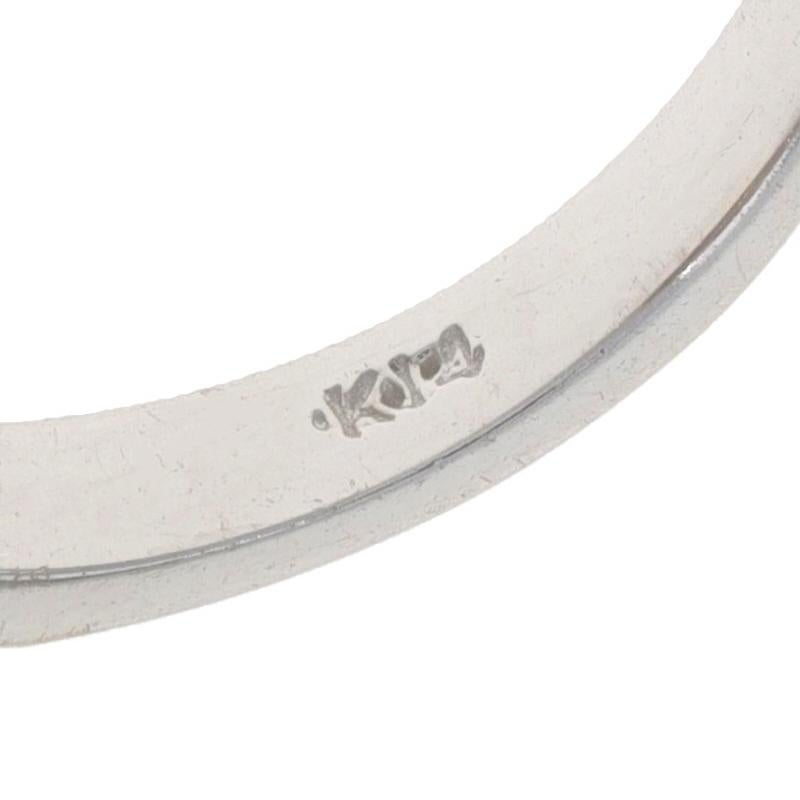 White Gold Precious Topaz & Diamond Halo Ring - 14k Pear 2.82ctw Knife-Edge For Sale 1