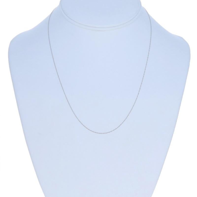 Collier en or blanc avec chaîne Prince of Wales 18