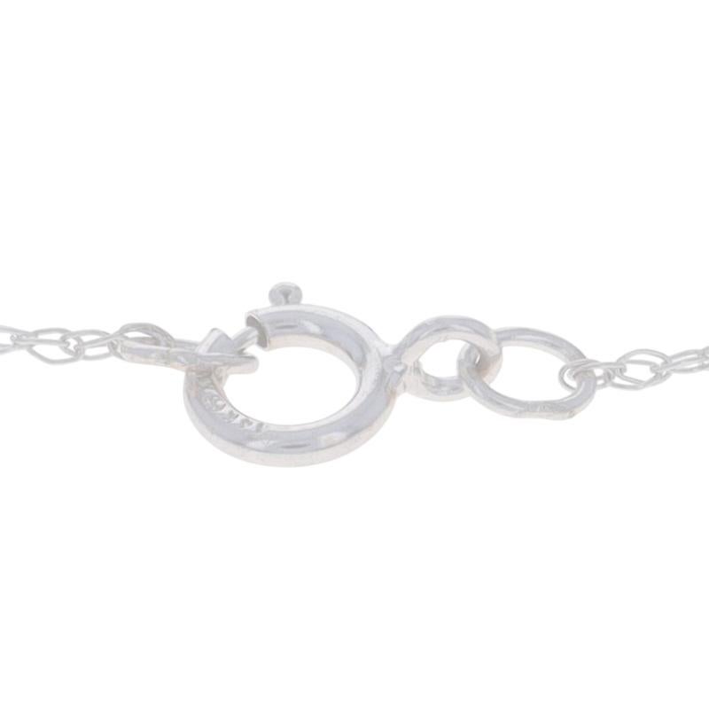 Collier en or blanc avec chaîne Prince of Wales 18