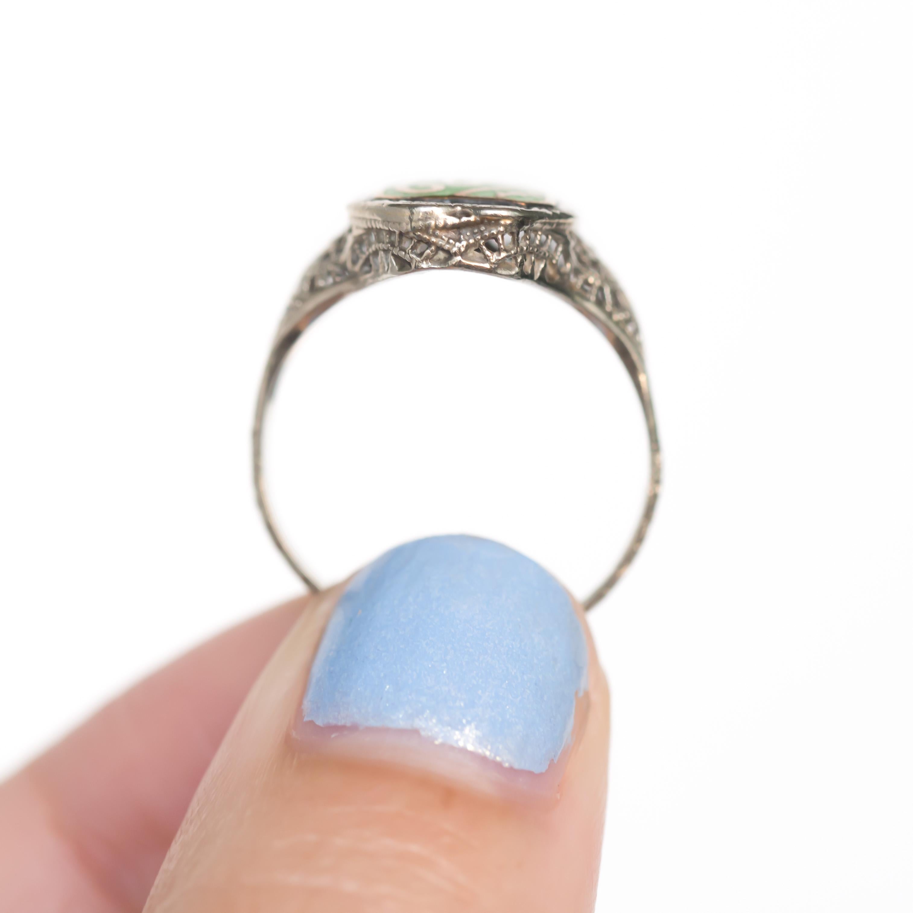 Women's or Men's White Gold Ring