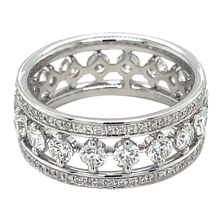 Bague en or blanc