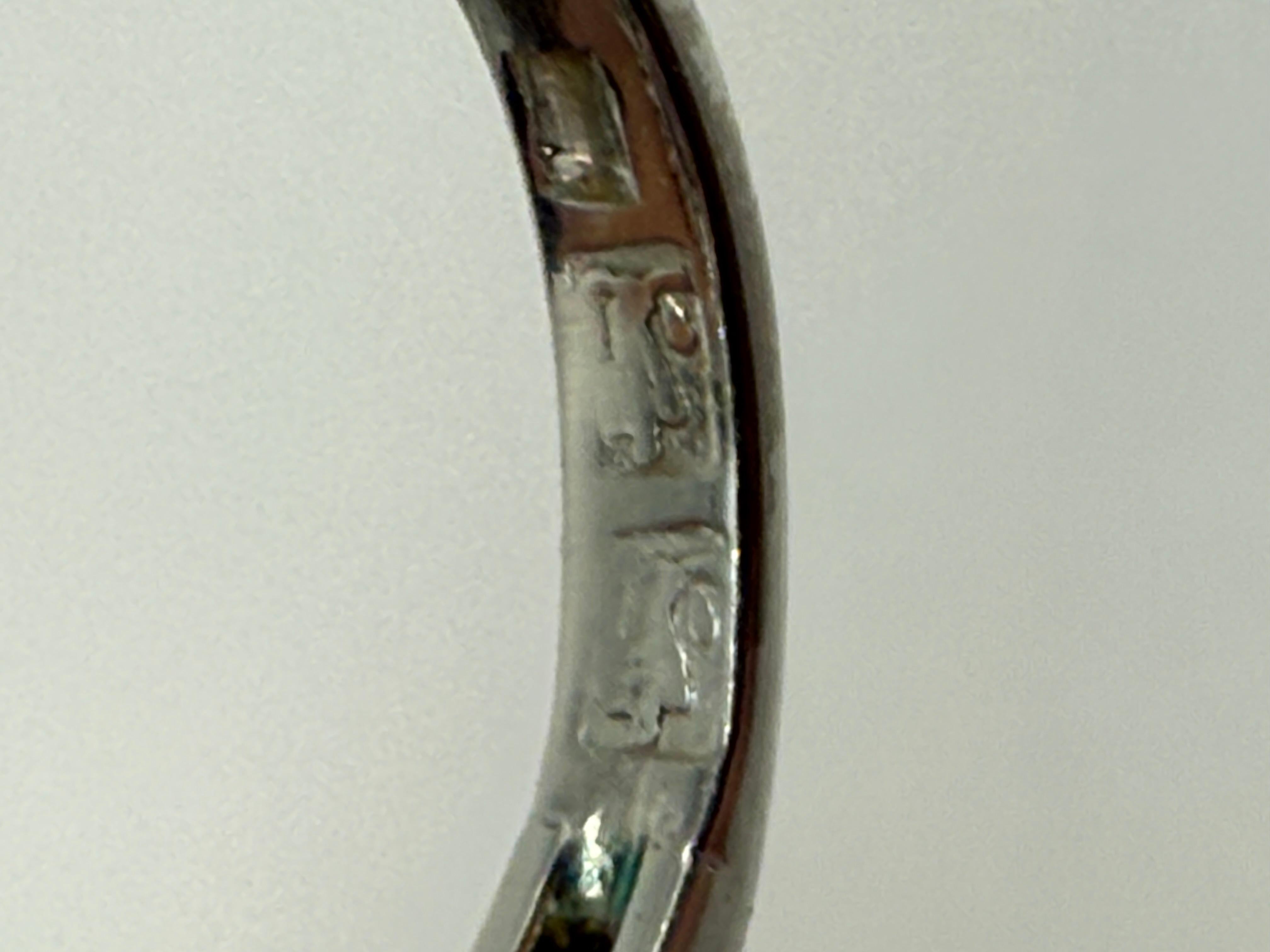 Bague en or blanc avec améthyste et diamants en vente 1