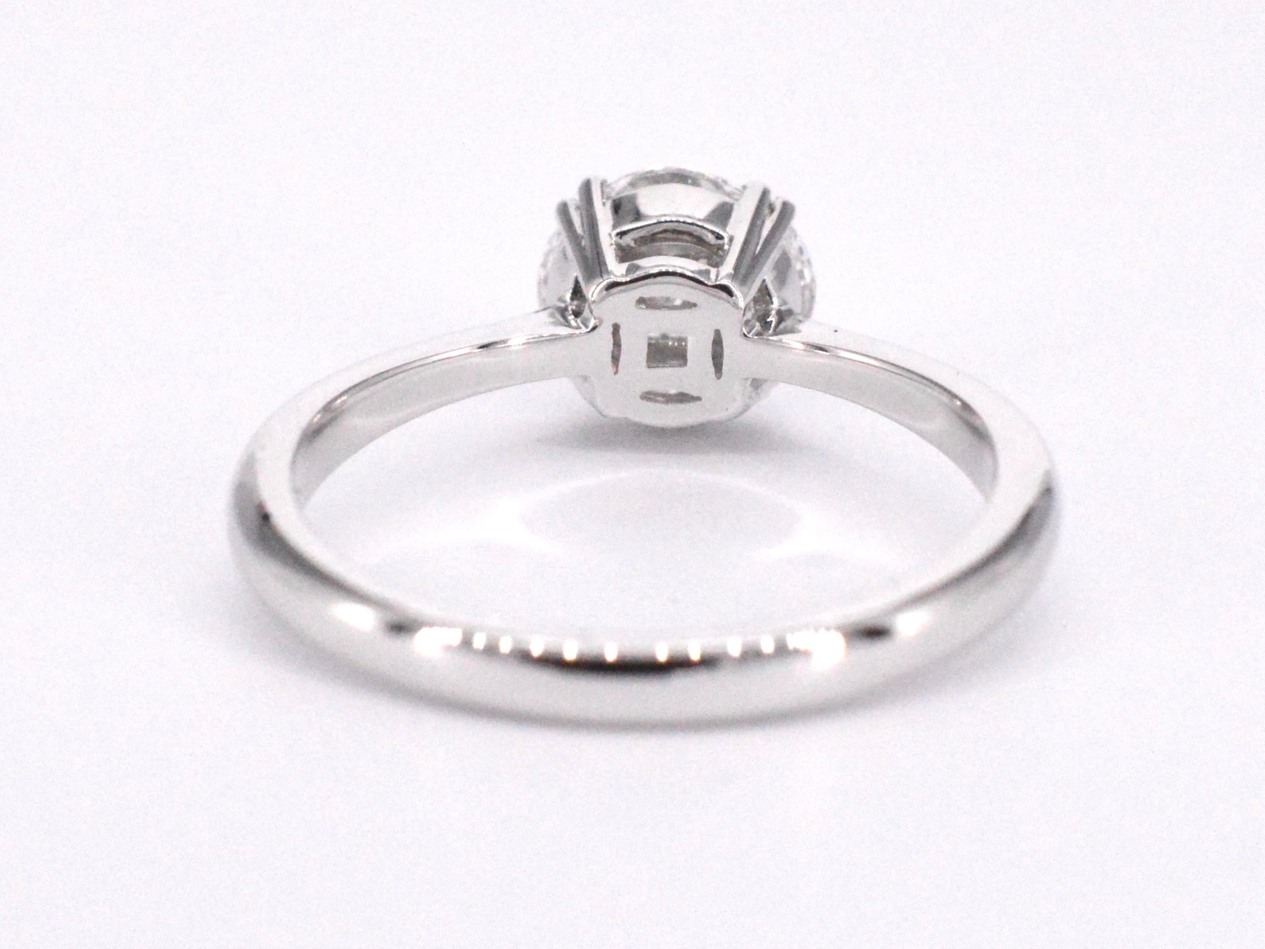 White Gold Ring with Diamonds Beautifully Set For Sale 1