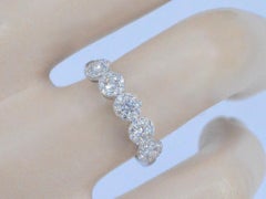 Anello in oro bianco con diamanti