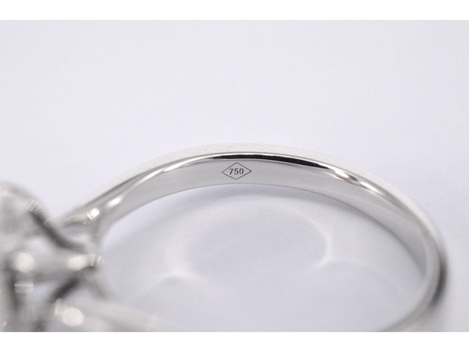 Ring aus Weißgold mit Diamanten 2
