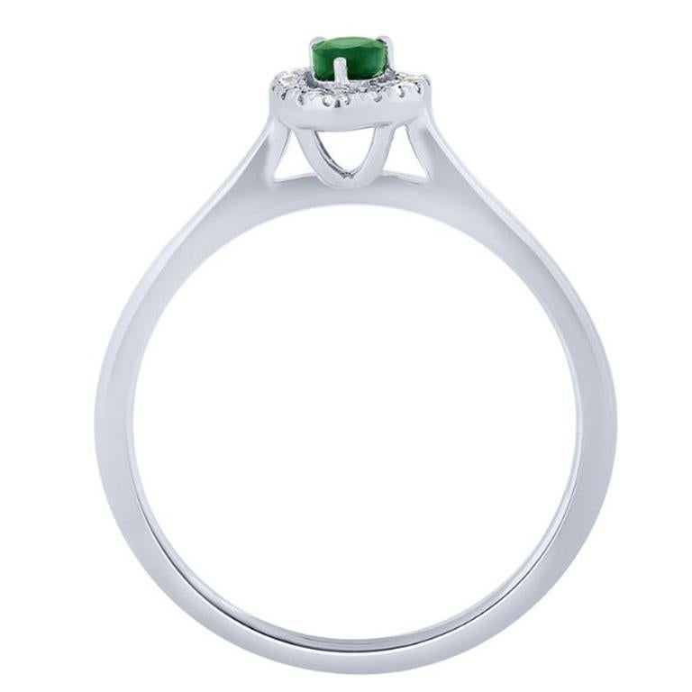 18k white gold ring with Emerald .
Emerald 0.27ct
Diamonds ct 0.09


Bon ton is the collection of contemporary classic jewelry with diamonds and natural gemstones that combines high quality at a great price
Through this ring, an intimate and