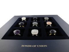 Rose Quartz Amethyst Chalcedony Moonstone Cocktail Ring Collection