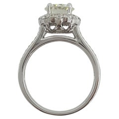 Antinori Fine Jewels 14K White Gold Diamond Halo Engagement Ring