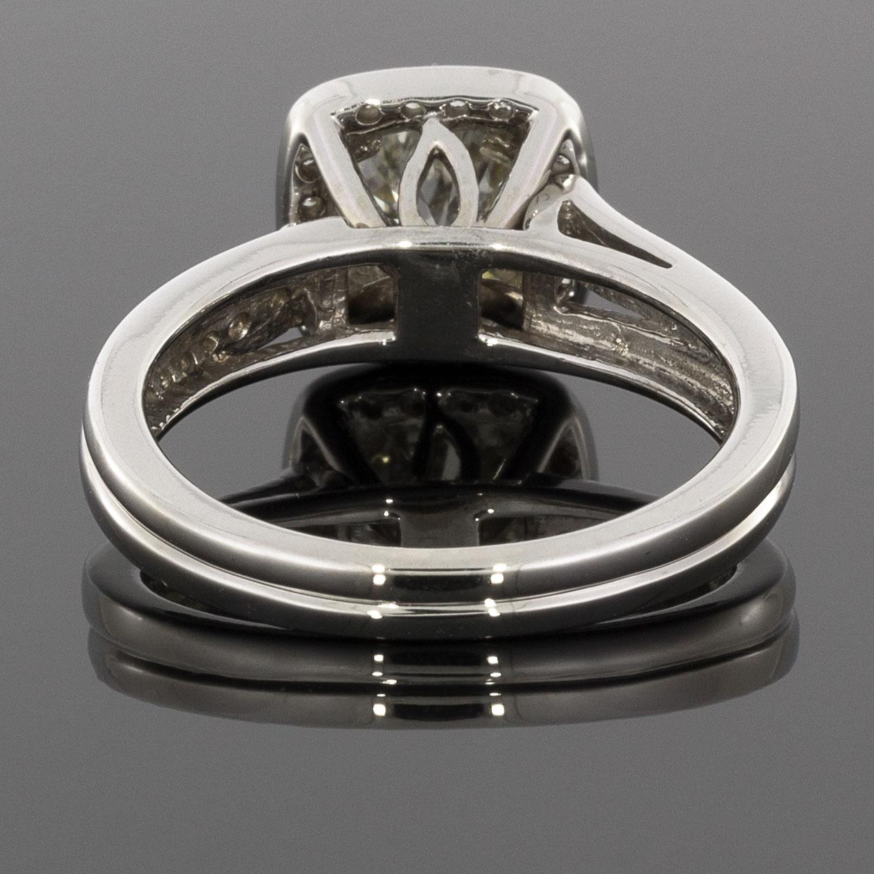 halo bypass engagement ring