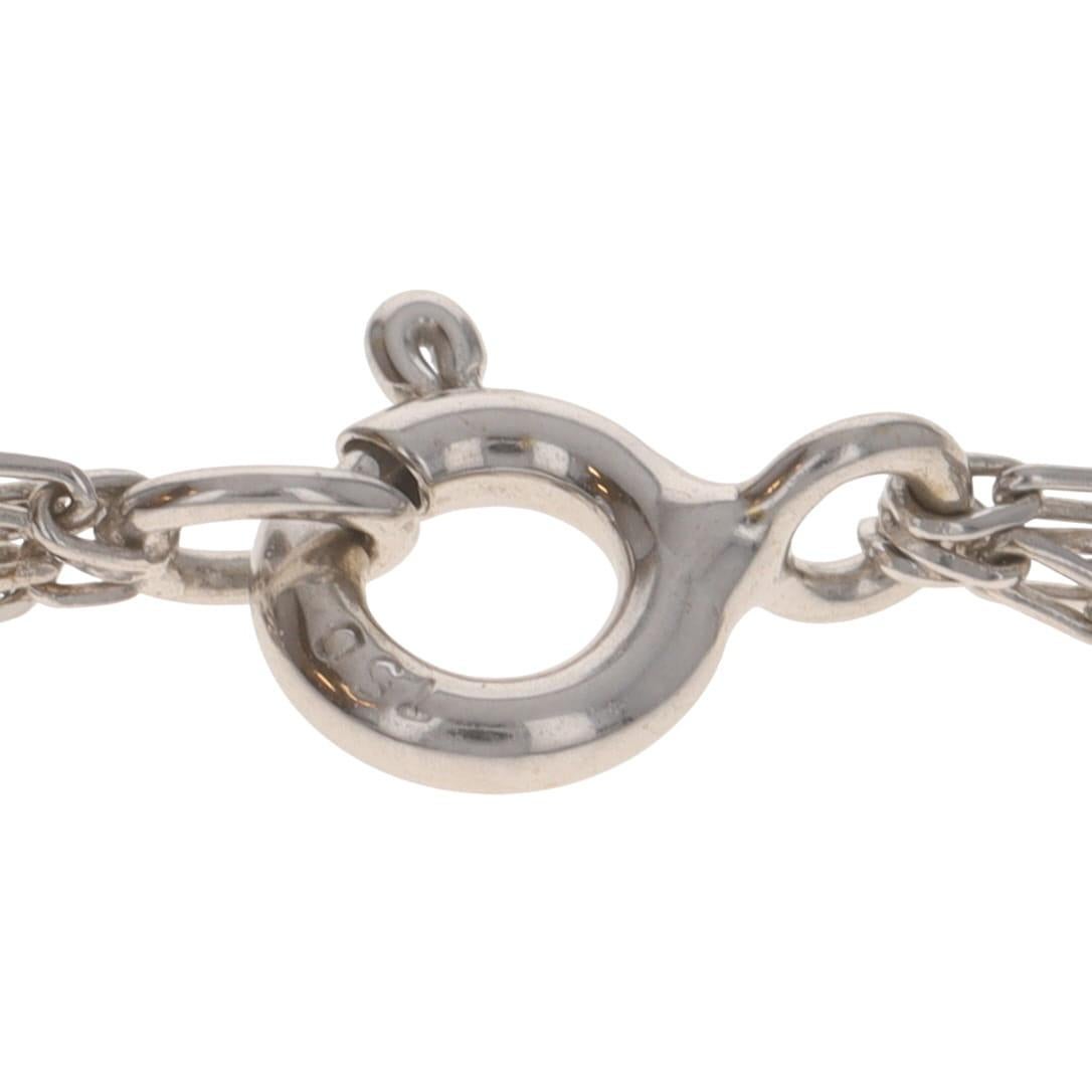 Collier pendentif en or blanc avec saphir et diamant - 18k Pear 2.40ctw en vente 2