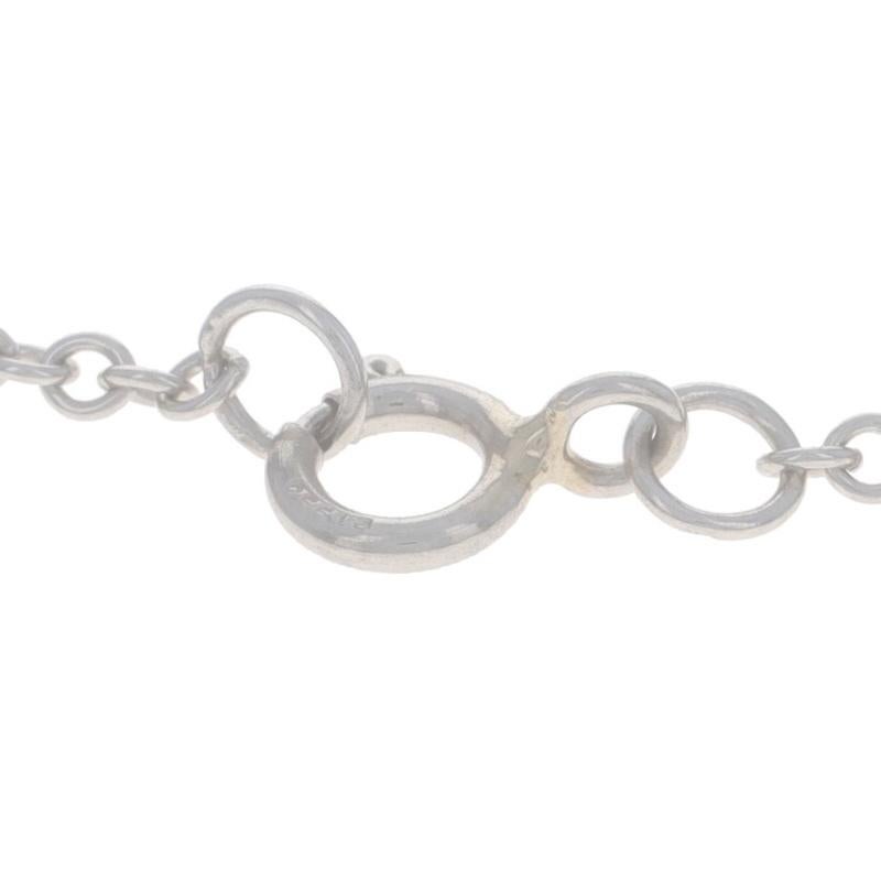 White Gold Sapphire Diamond Halo Necklace 14k & Platinum Oval 1.98ctw GIA Adjust For Sale 1