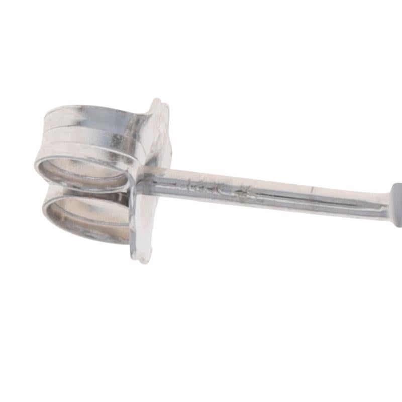 Boucles d'oreilles or blanc saphir diamant halo - 14k Pear 3.00ctw Teardrop en vente 1