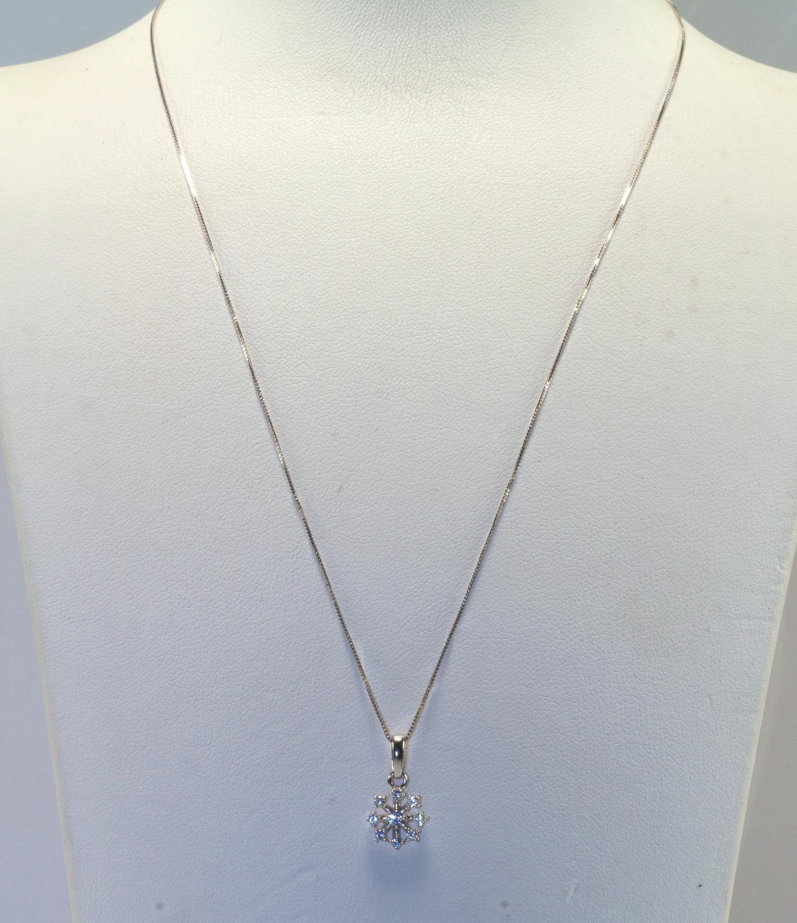 white gold necklace