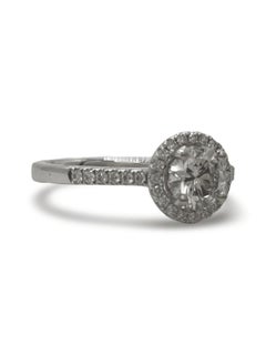 White Gold Solitaire Ring with 1.10 ct Diamond