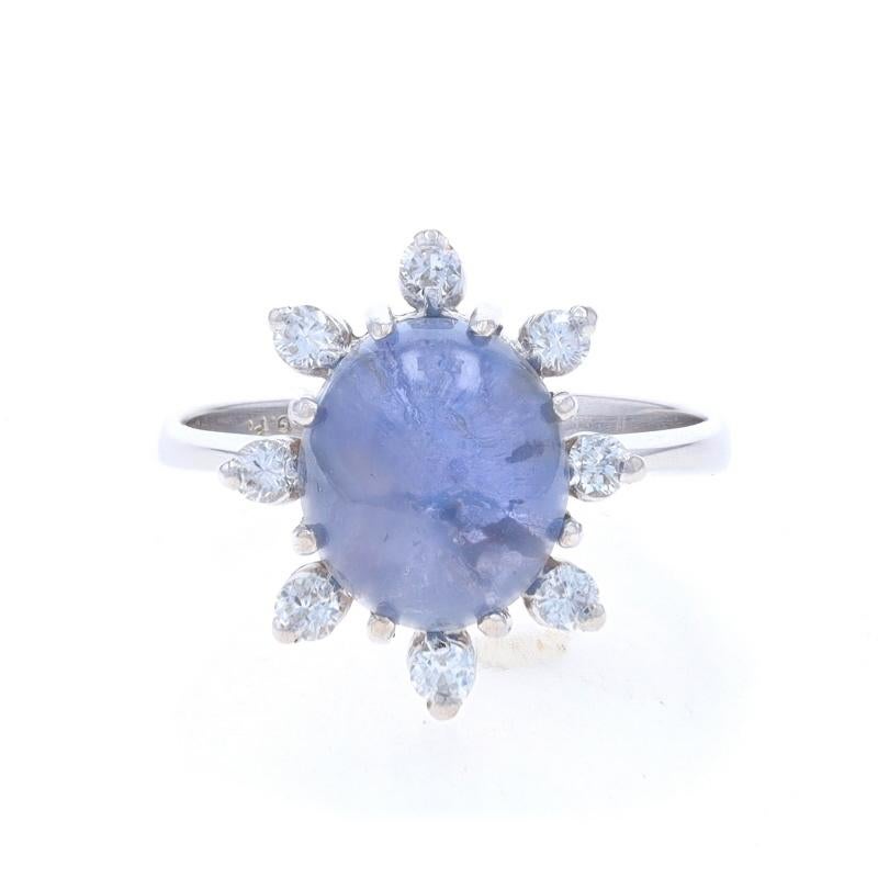 Dimensione: 6 1/2
Tassa sulle taglie: Up 3 taglie per $40 o Down 2 taglie per $40

Contenuto del metallo: Oro bianco 14k

Informazioni su A. Stone

Zaffiro a stella Nature
Trattamento: Riscaldamento
Carati: 4.08ct
Taglio: Cabochon ovale
Colore: Blu