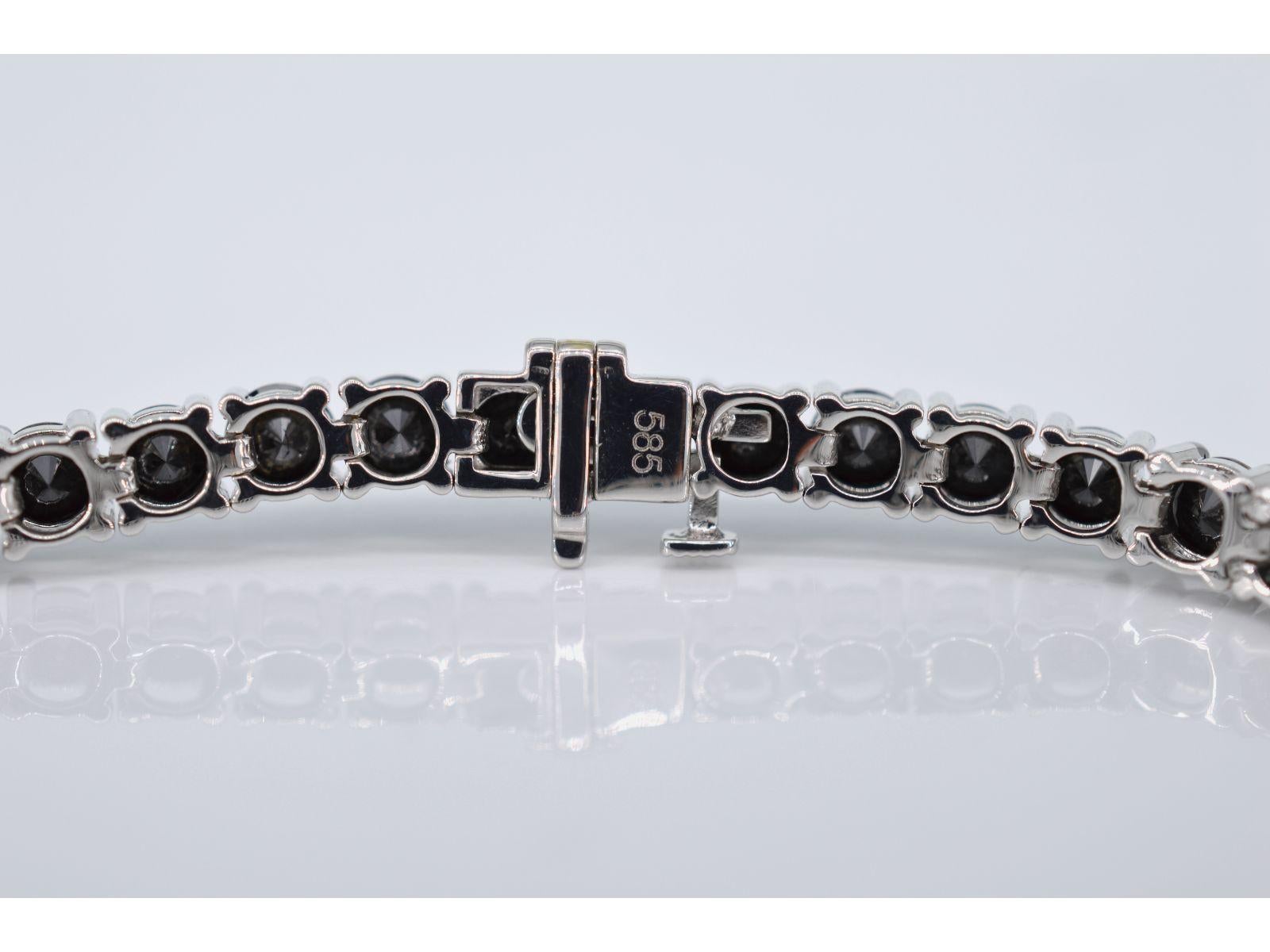 schwarze diamanten armband