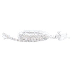Weißgold-Tennisarmband aus Weißgold mit Diamanten 2,50 Karat