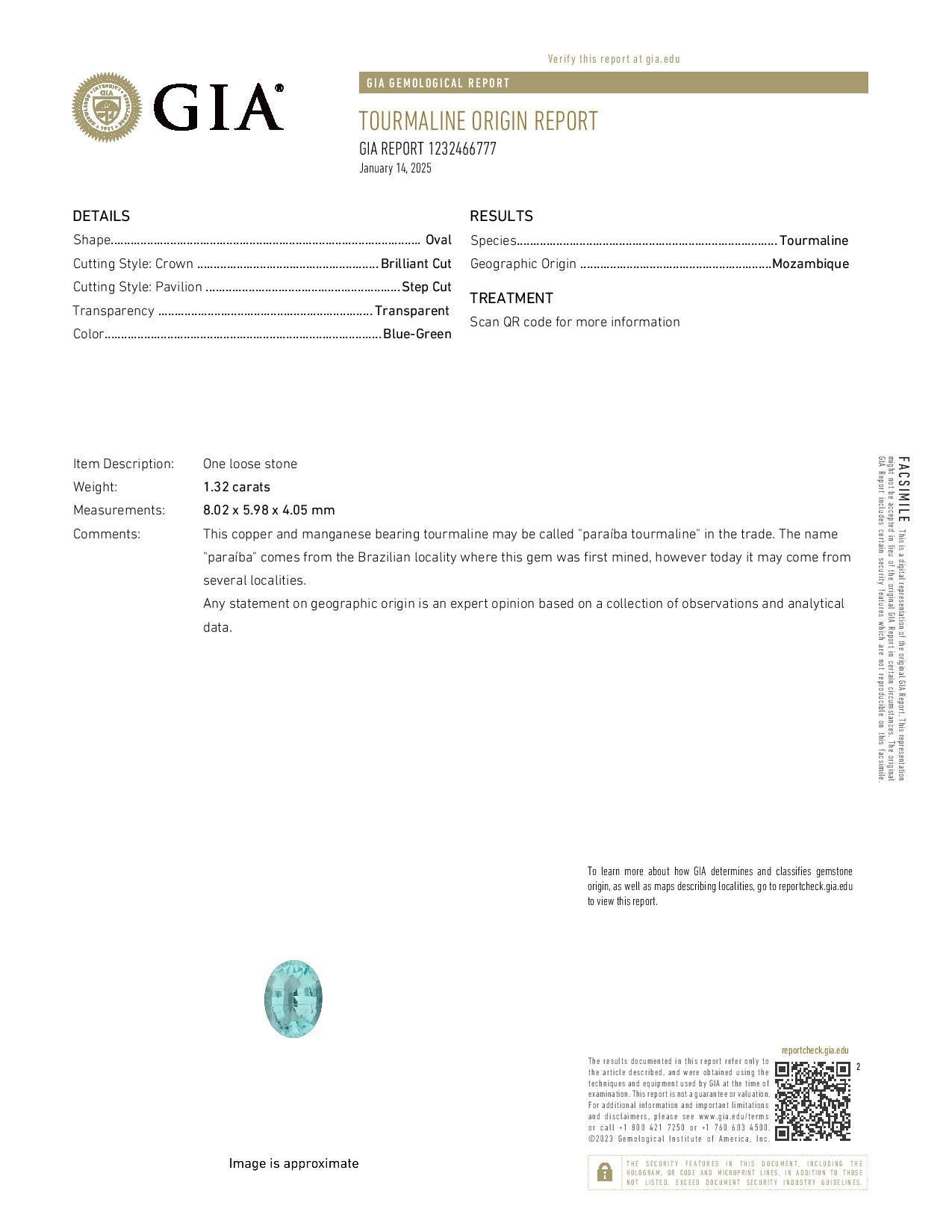 Bague halo de diamants et tourmaline blanche 14 carats, 1,57 carat poids total, certifiée GIA en vente 3