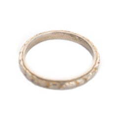 White Gold Wedding Band