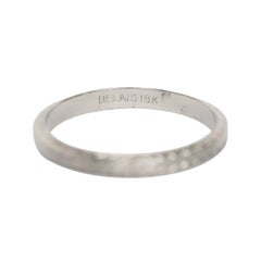 White Gold Wedding Band