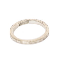 White Gold Wedding Band