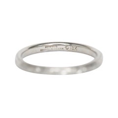 White Gold Wedding Band