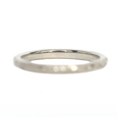 White Gold Wedding Band