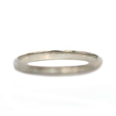 White Gold Wedding Band