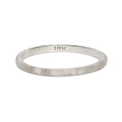 White Gold Wedding Band