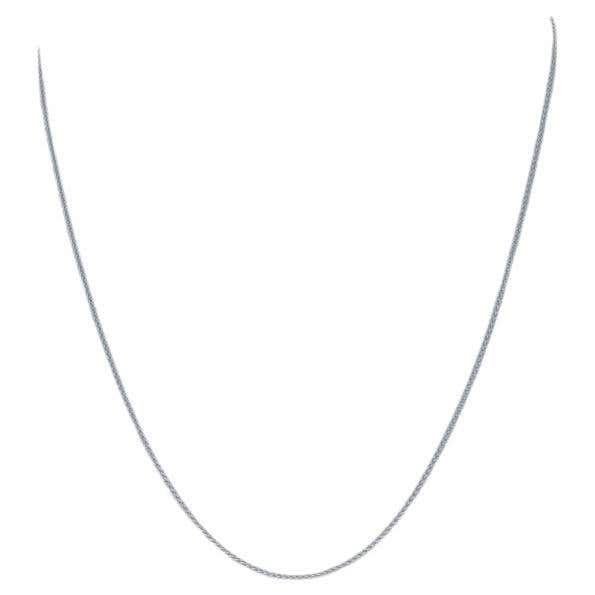 Men Women 14k White Gold 1.5-5mm D/cut Rope Chain Necklace Sz 16-26 Free Ship Men Women 14k White Gold 1.5-5mm D/cut Rope Chain Necklace Sz 16-26 Free Ship