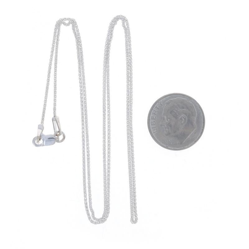 Collana a catena in oro bianco Whiting 19