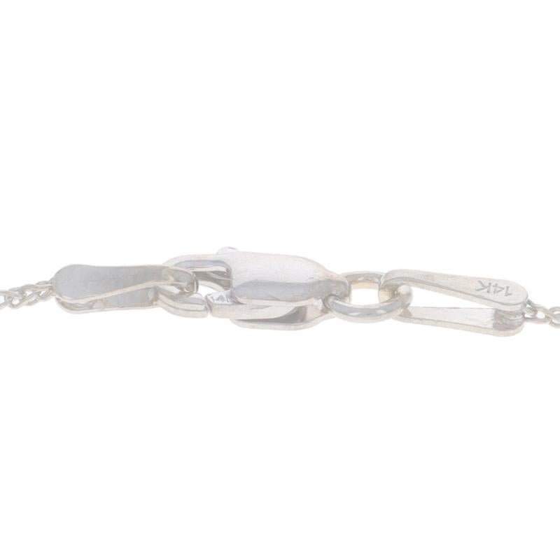 Collana a catena in oro bianco Whiting 19