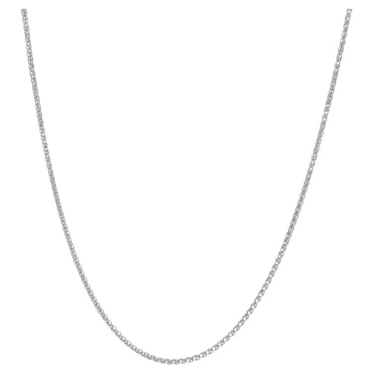 Collana a catena in oro bianco Whiting 19" 14k Turchia