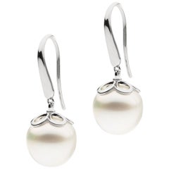 Autore White Gold White South Sea Pearl Earrings