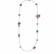 White Gold Yellow Gold Round Diamonds Pear Cut Diamonds Sotuar "Garden of Eden"