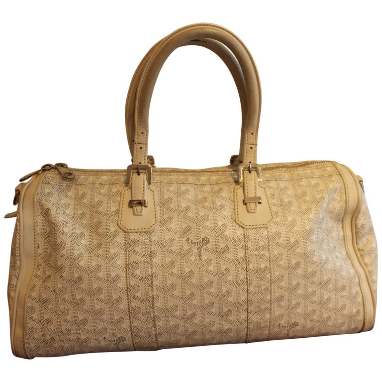 White Goyard Bag at 1stDibs
