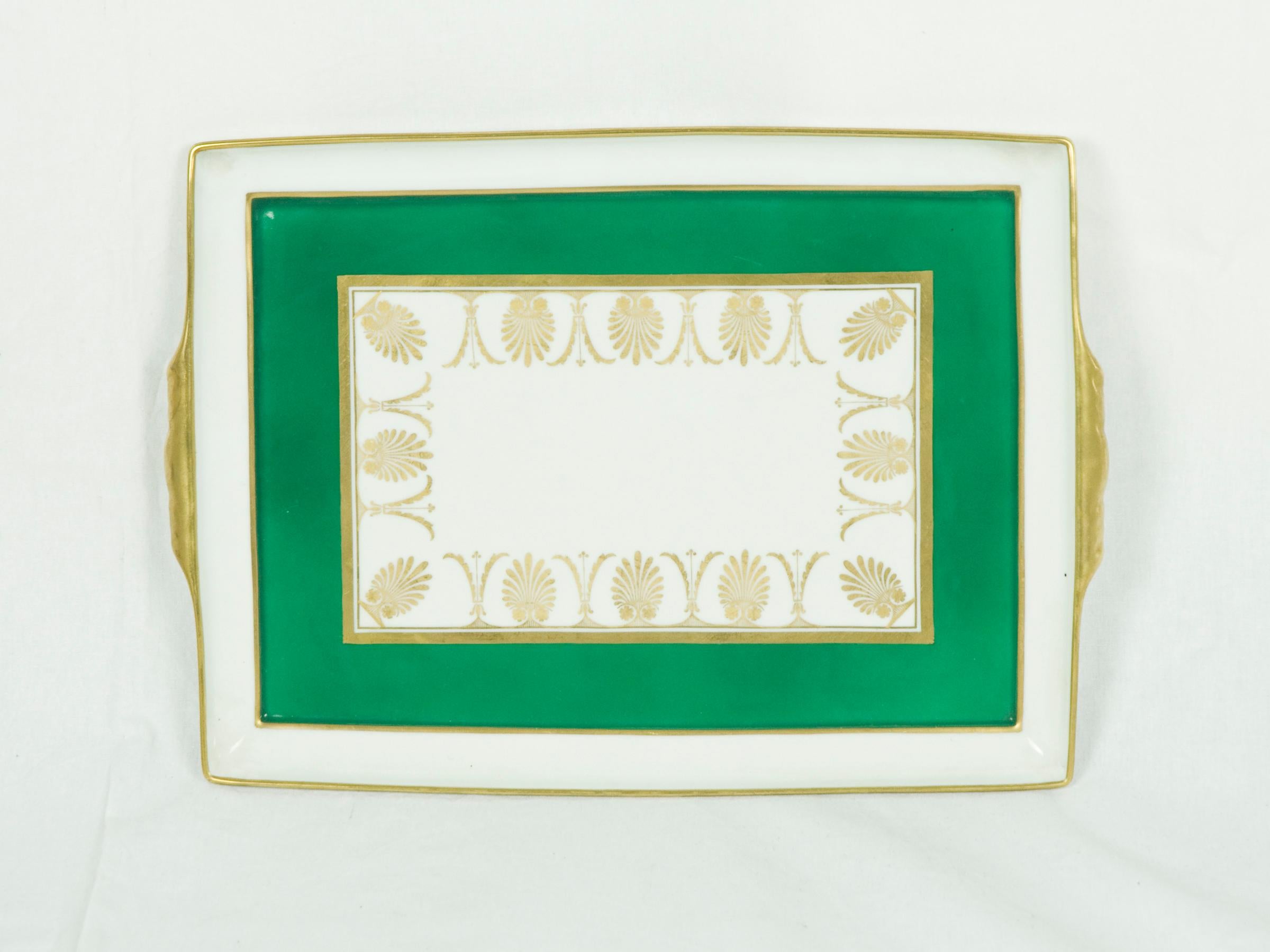 White, Green & Gold Ceramic '60s Coffee Service Attr. to Gio Ponti for Ginori 4