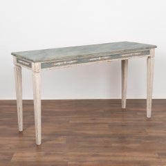 White Gustavian Console Table, Sweden circa 1890