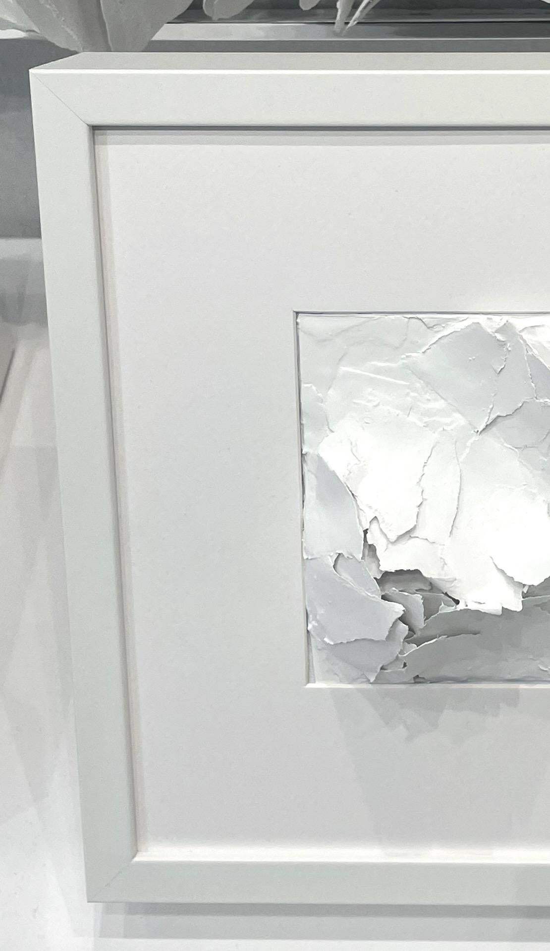 Escultura blanca de papel cortado a mano en marco, Francia, Contemporáneo Siglo XXI y contemporáneo en venta