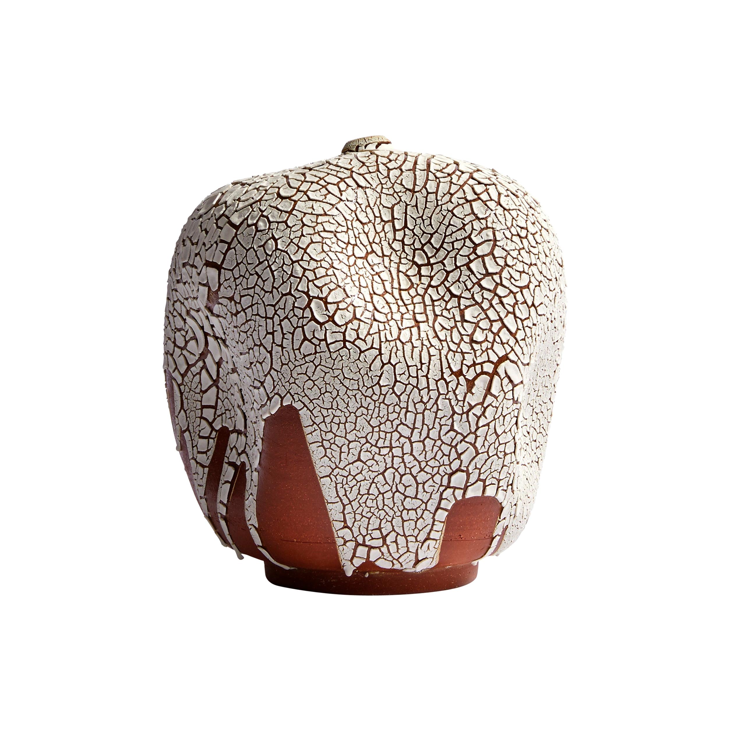 White Hand Made Contemporary Ceramic Vase / Interior Sculpture / Wabi Sabi