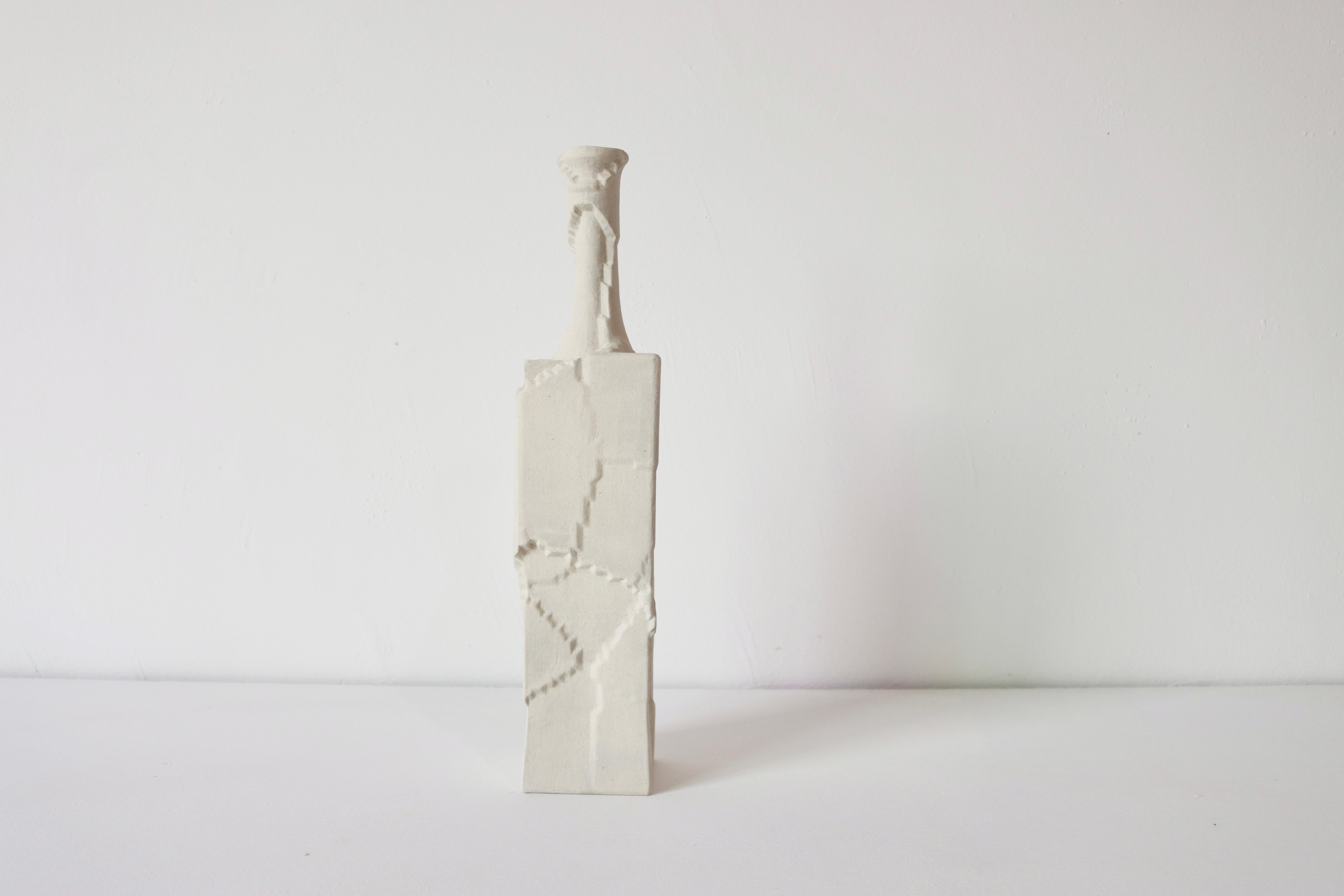 Vase en céramique blanche fait main -  Texture peeling, minimalisme (set lot de 6) Neuf - En vente à 景德镇市, CN