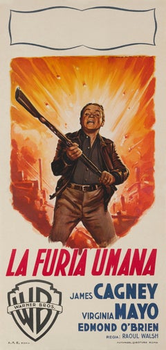"White Heat / La Furia Umana" Original Italian Film Poster