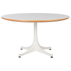 White Herman Miller George Nelson Swag Leg Coffee Table