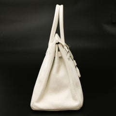 White Hermès Birkin 35