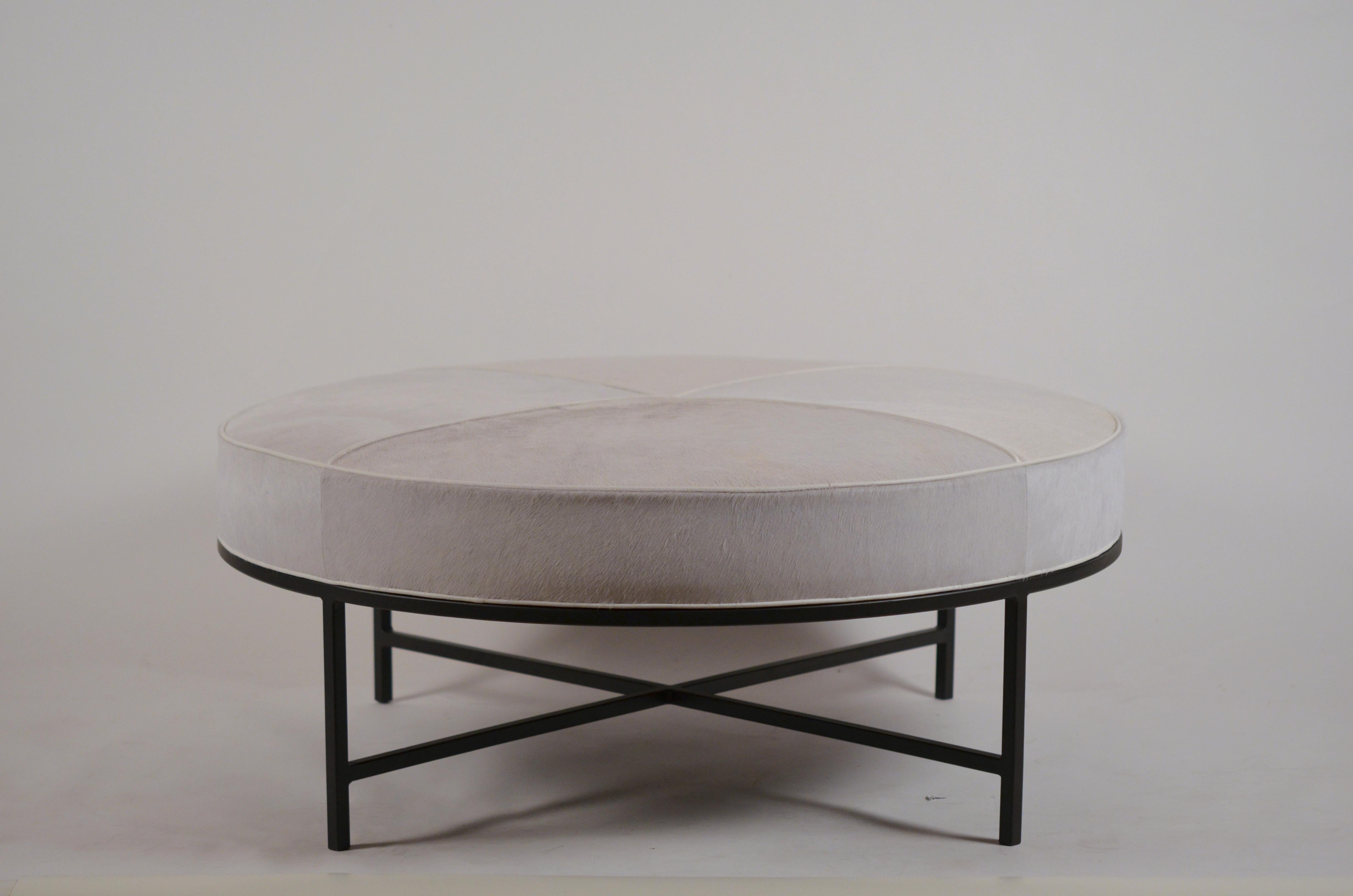 black round ottoman coffee table