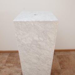 White Honed Marble Columns '3'