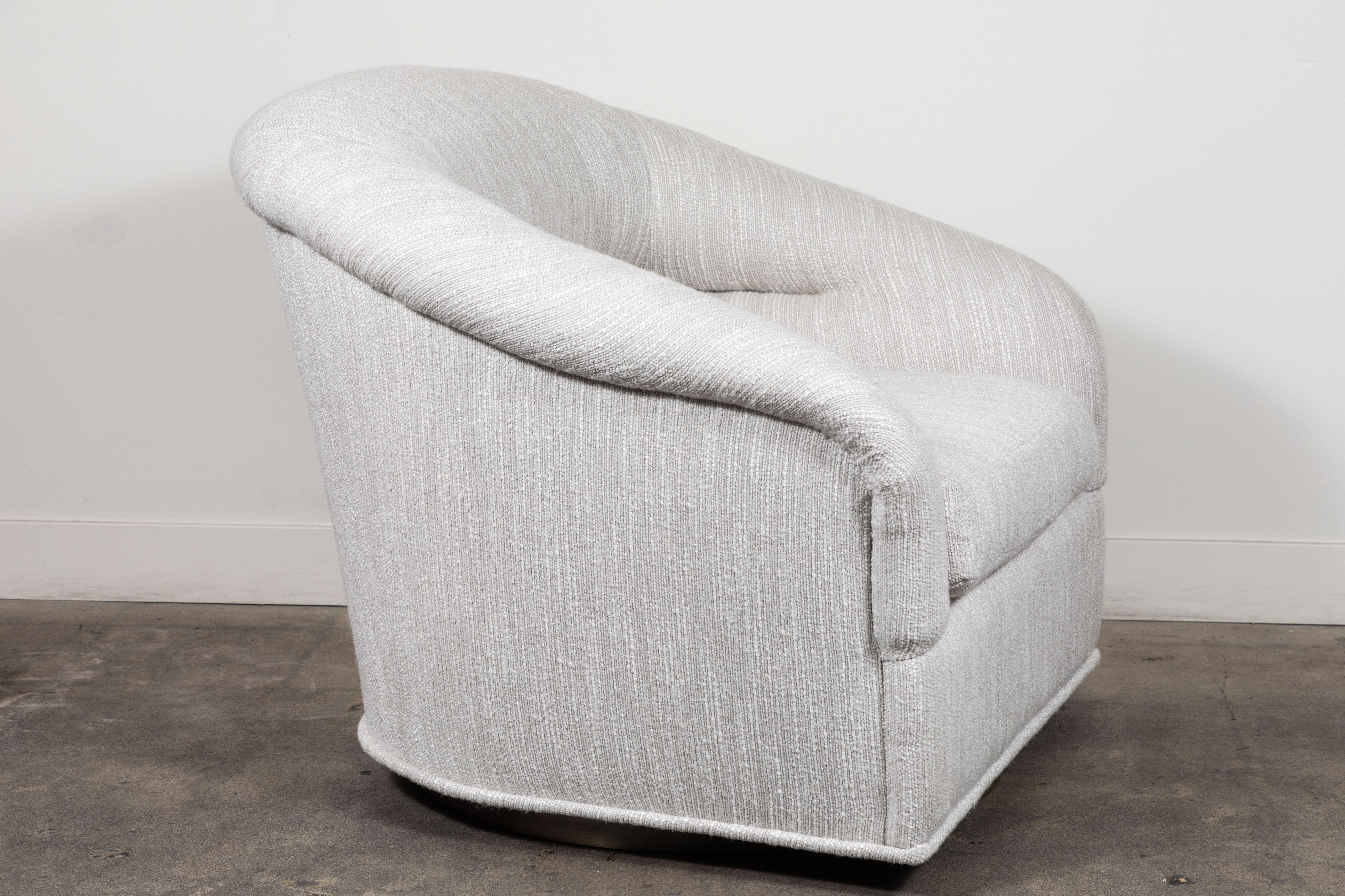 Mid-Century Modern Huxley Swivel Chair by Lawson-Fenning