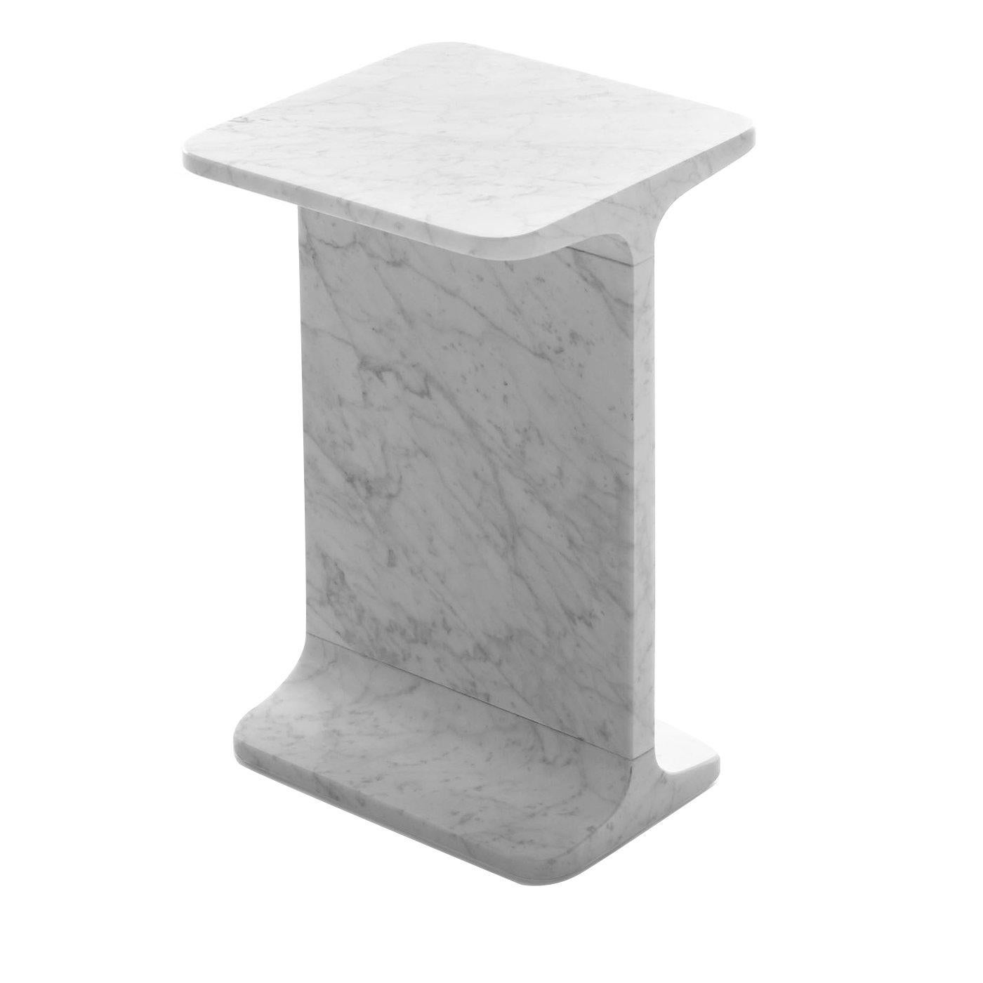 Italian White Ipe Quadro Side Table, Design James Irvine, 2009