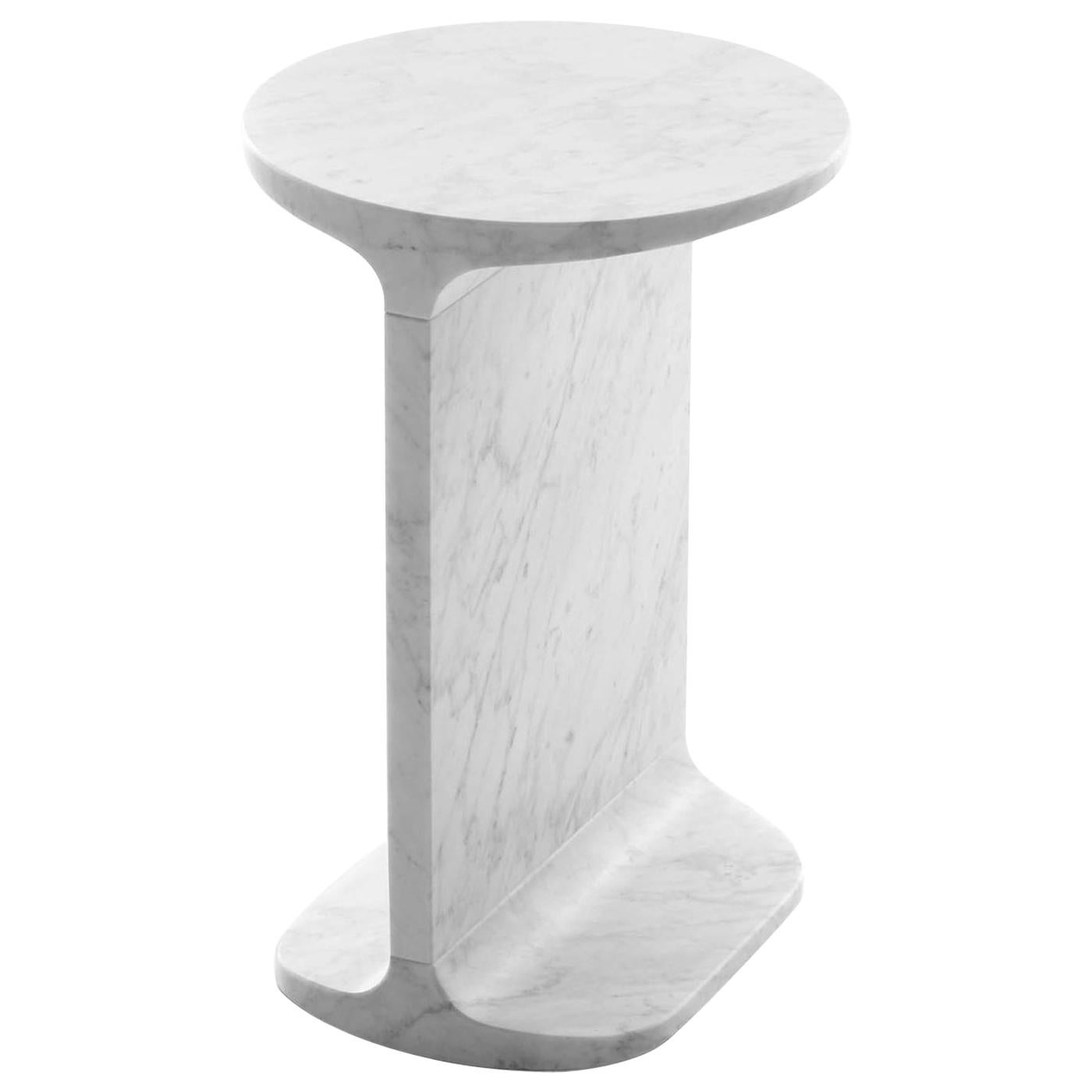 White Ipe Tondo Side Table, Design James Irvine, 2009